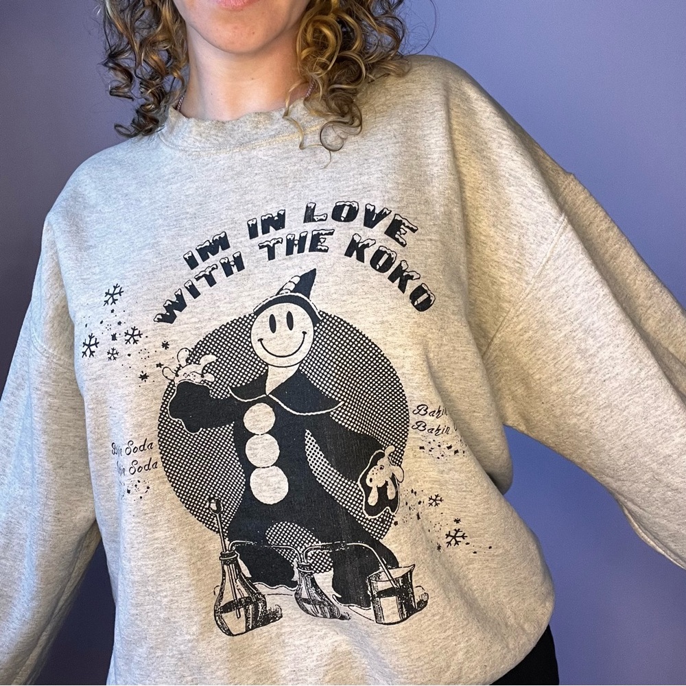 Bakin Soda Graphic Gray Sweatshirt